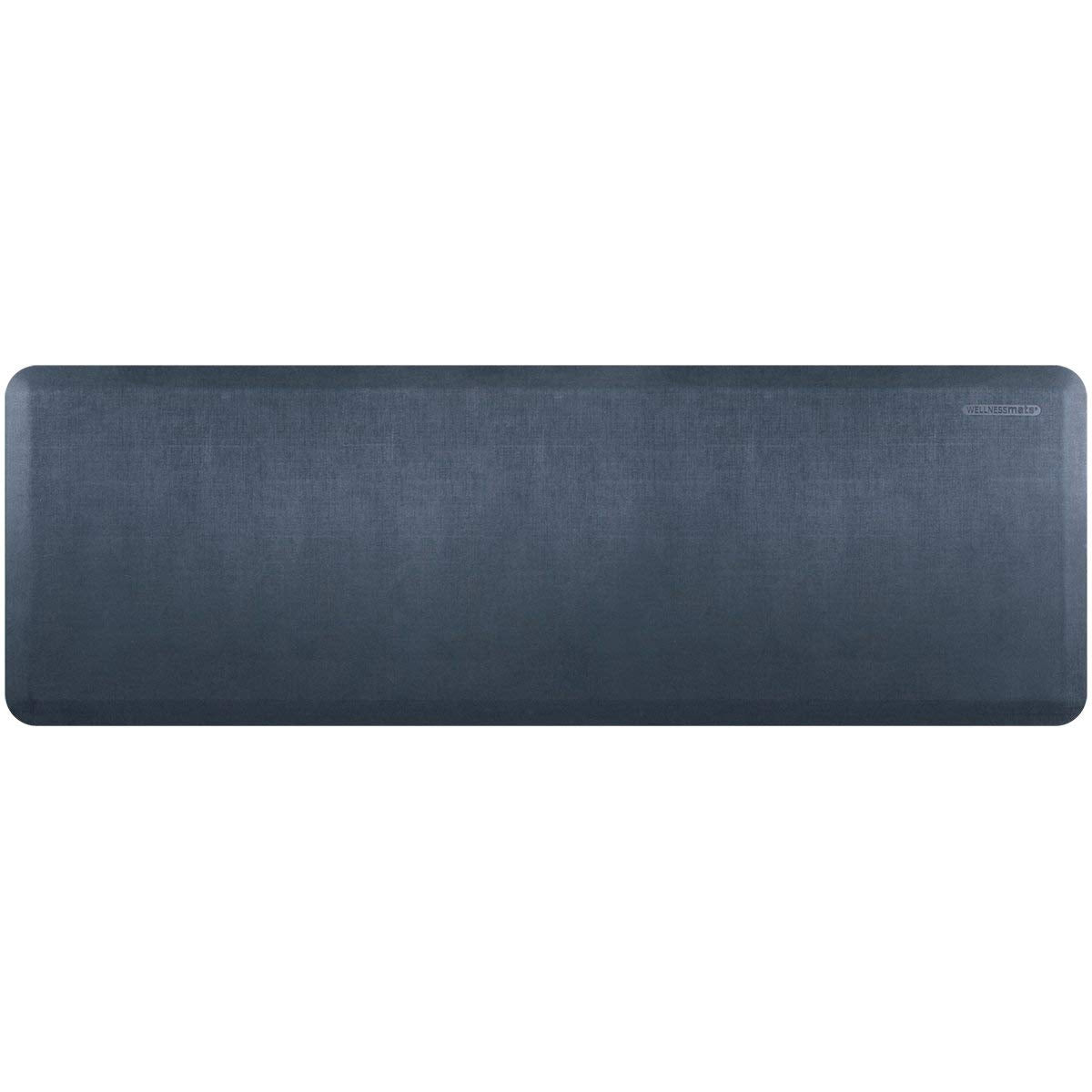 WellnessMats Linen Collection Anti-Fatigue Floor Mat, Polyurethane – Ergonomic Support Pad for Home, Kitchen, Garage, Office Standing Desk – Water Resistant - Made in USA