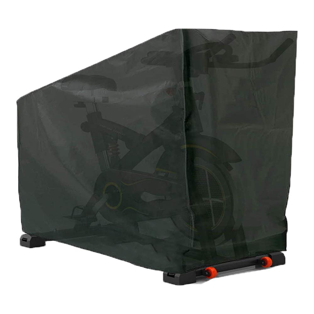 COOSOO Exercise Bike Cover Indoor Cycling Protective Waterproof Outdoor Storage Dust-Proof UV Resistant Bicycle Protection Compatible with Peloton,Bowflex,Nordictrack,Echelon