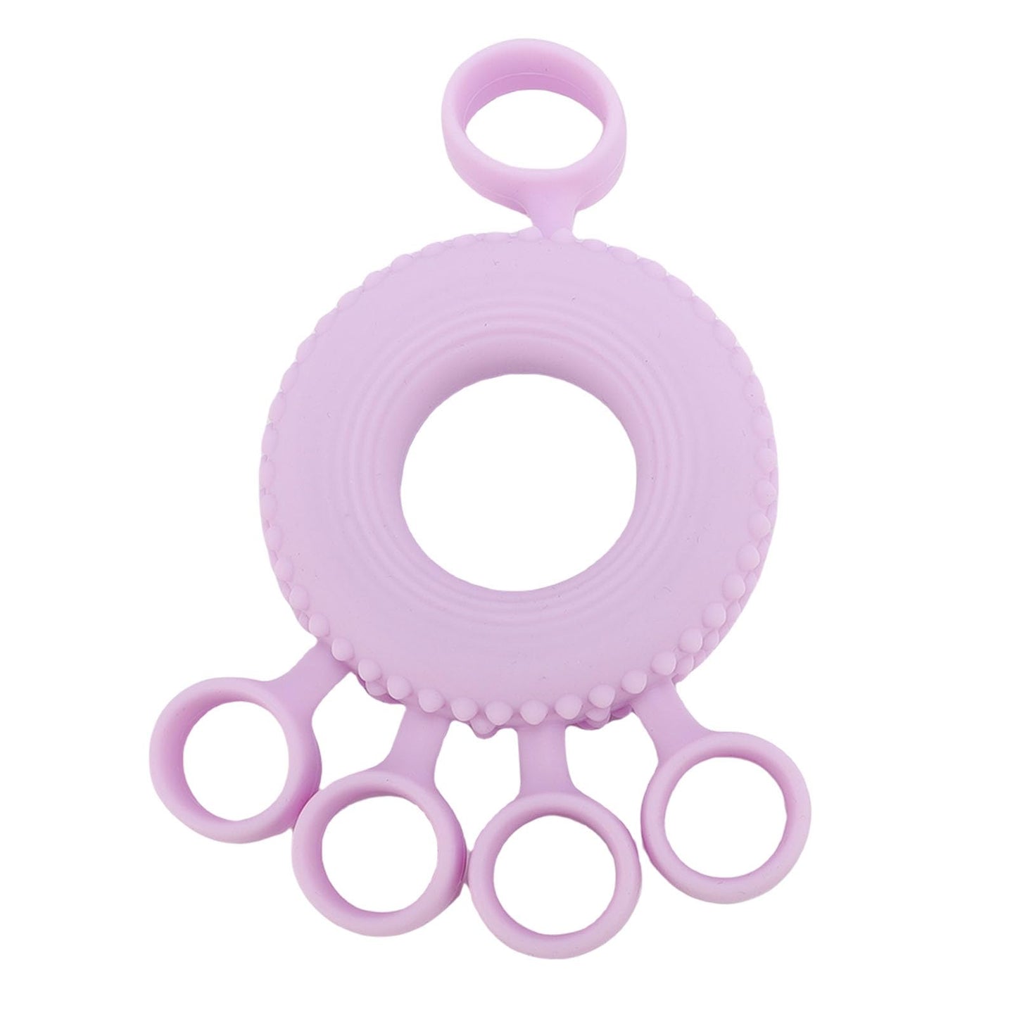 NOENNULL Finger Stretcher Grip Strength Trainer Soft Non Slip Finger Exerciser for Home Office Gym Silicone Purple