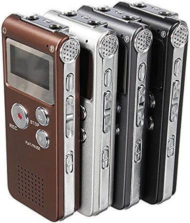 Unknown 8GB 650HR MP3 Set) Voice Recorder Player - Usb Voice Recorder - Steel Rechargeable Digital Audio Voice Recorder