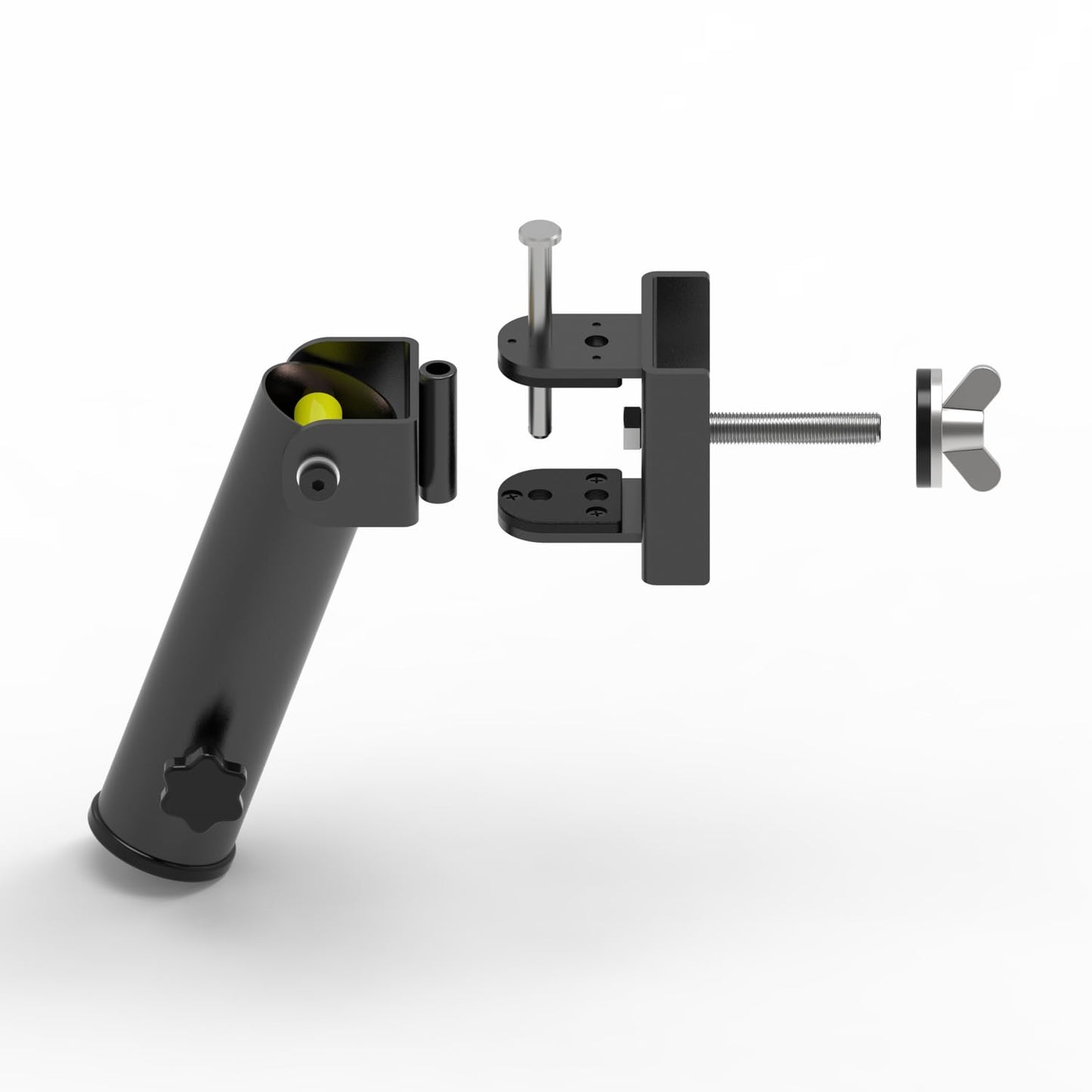 SYL Fitness Rack Mounted Landmine Attachment, T-Bar Row Landmine Base, Fit 2x2 inch & 3x3 inch Square Tube Power/Squat Rack (New Model-(3 * 3″‌))