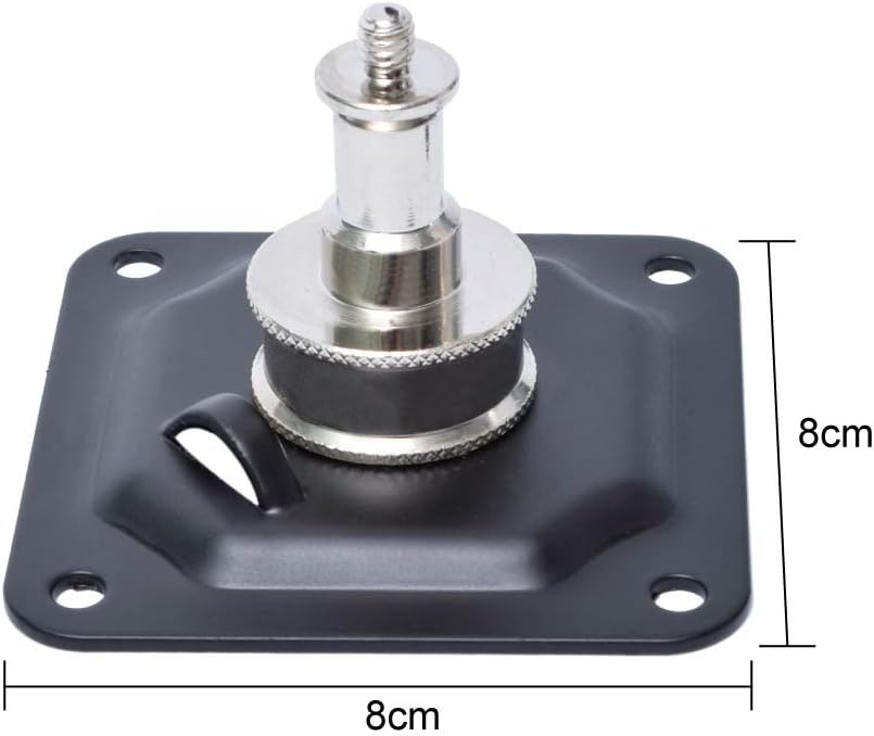 fotoconic 5/8" 1/4" 4X 4X Wall Ceiling Mount Light Stand Stud with Thread, Screw and Expansion Anchor Tube