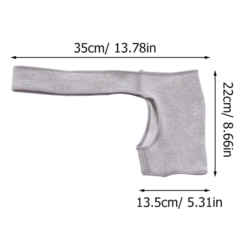 VICASKY Adjustable Shoulder Support Brace - 1PC Compression Sleeve with Stabilizing Strap for Gym, Fitness & Athletic Injury Prevention, Pain Relief & Warmth, Unisex for Men & Women