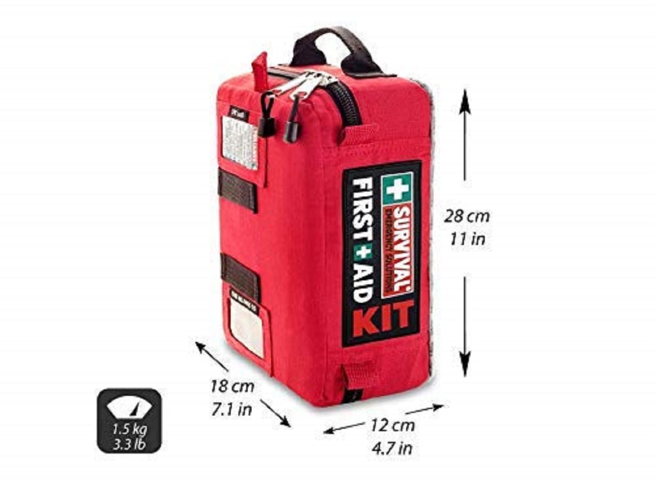 SURVIVAL Workplace/Home First Aid Kit USA - Premium First Aid Kit for Home & Workplace Emergencies - 152 Pieces