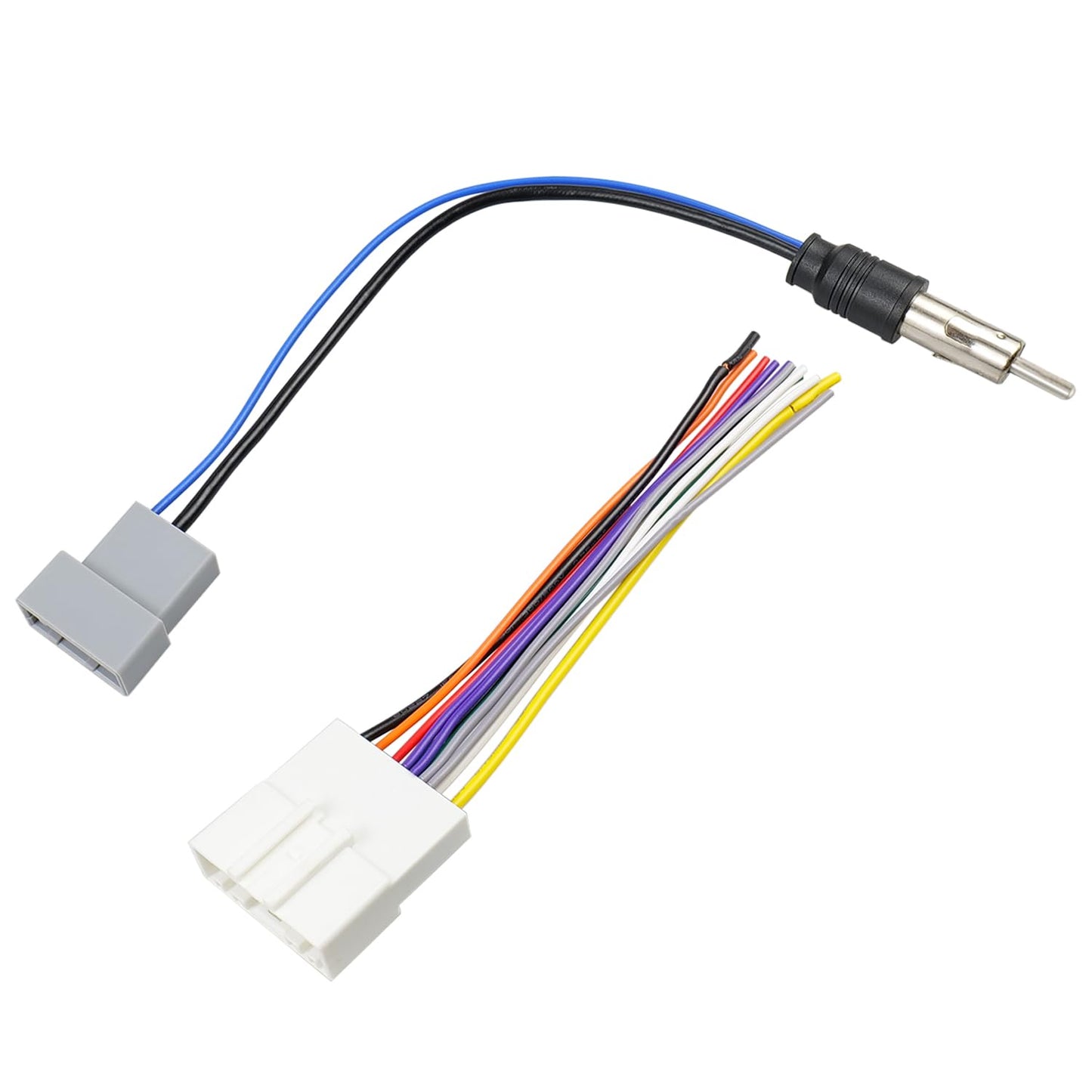 20Pin Stereo Wiring Harness Antenna Kit Car Stereo Wire Connector Replacement for Nissan Altima Frontier Versa Titan
