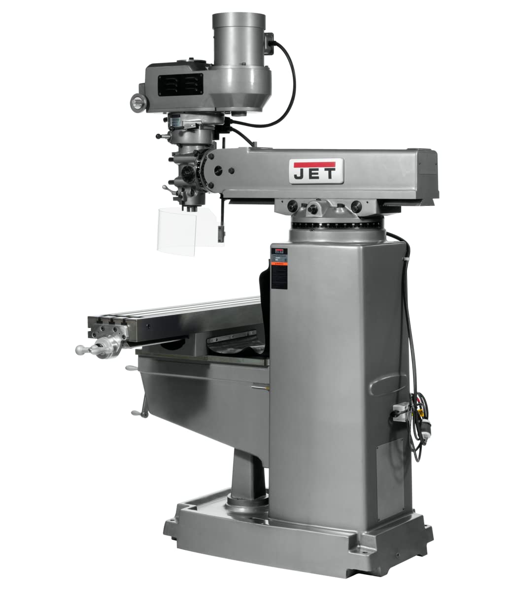 JET Variable-Speed Vertical Mill, X-Axis Powerfeed, ACU-RITE 203 DRO, 230/460V 3Ph (JTM-1050VS2)
