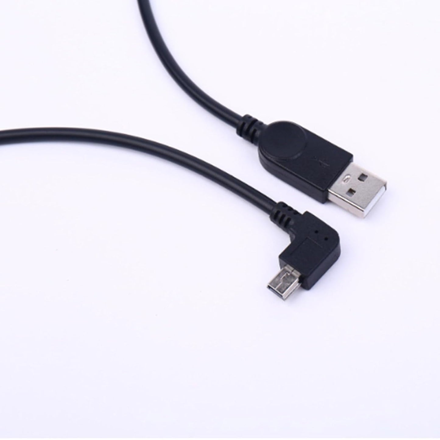 KADSXIYA 30cm 5Pin MP3 USB to Right Angled USB Power Charging Cable Data Transfer Wire Line for Digital Cameras