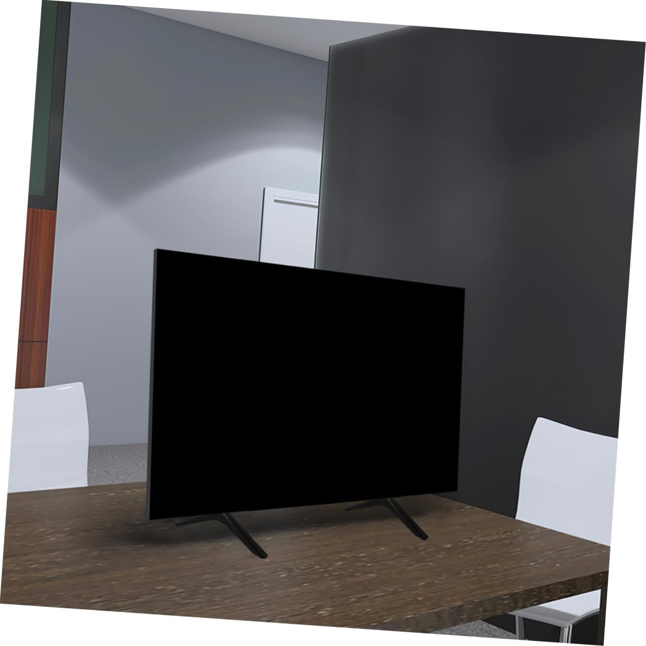 Garneck 1pair Heavy Duty No-Drill Tv Stand Mount Stable Base Height for Living Room Bedroom and Hotel Tv Tabletop