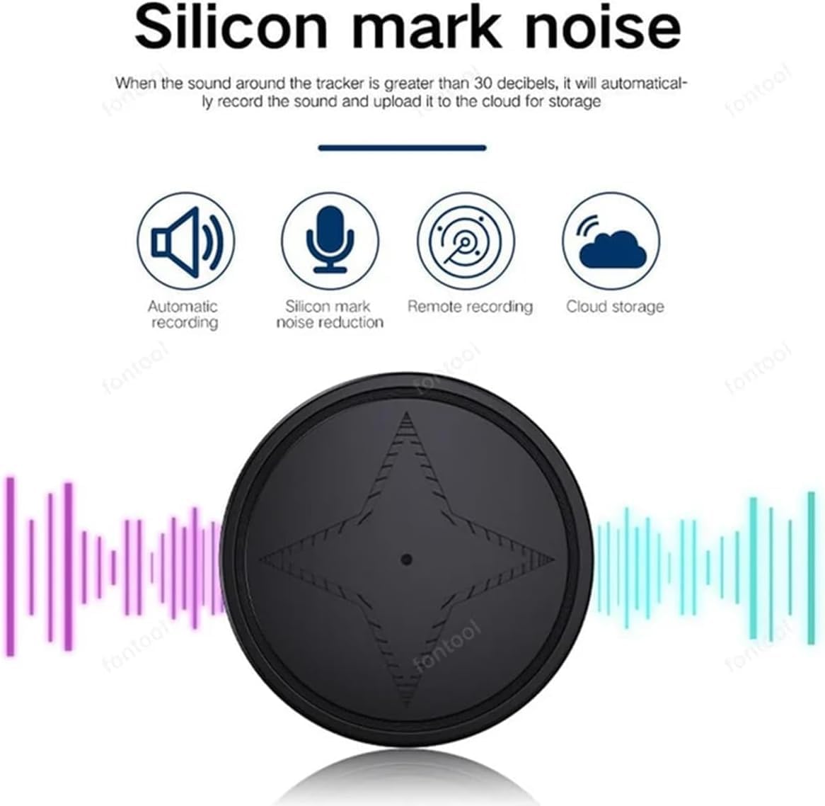 Jequemu 2026 PG12-6) GPS Tracker for Vehicles, No Subscription, GPS Strong Magnetic Vehicle Anti-Lost Tracker, Smallest