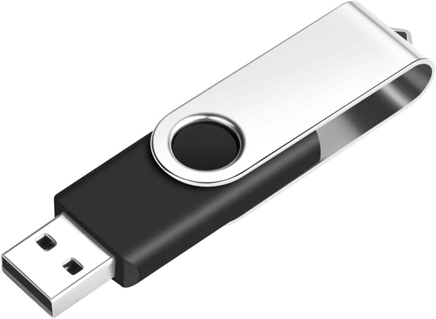 EASTBULL 1GB 1PCS 2.0 USB Flash Drive USB Thumb Drive Swivel USB Stick Bulk Gig Stick Memory Stick Metal Thumb Drives