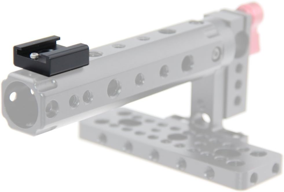 1/4''-20 0966 CAMVATE Cold Shoe Mount with Hole for Camera Flash Microphone Accessories