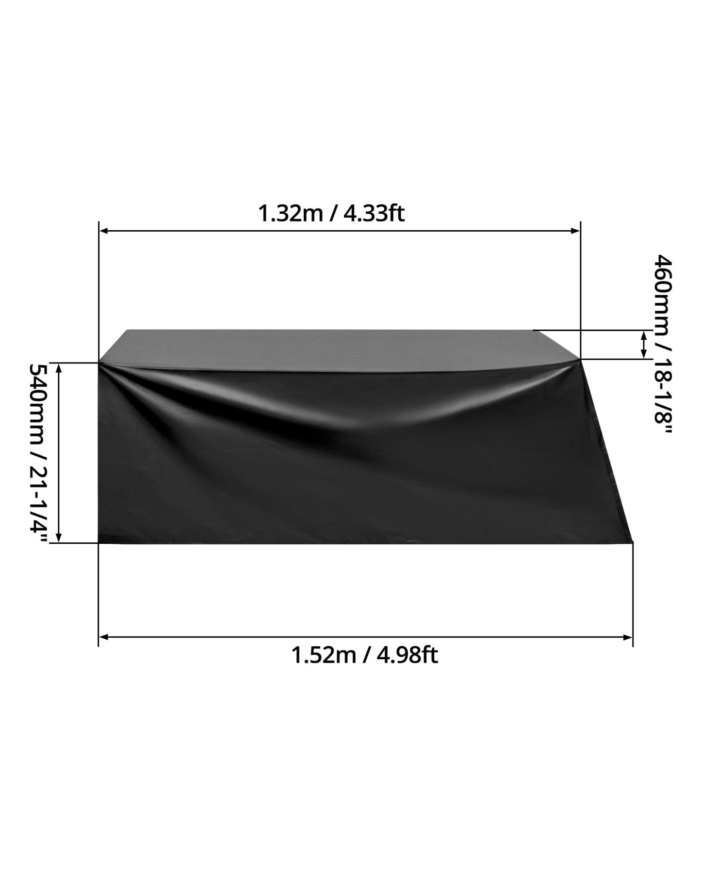 QWORK Weight Bench Protective Cover, Sit-up Board Cover, Durable Oxford Fabric, Waterproof, Prevent Pets