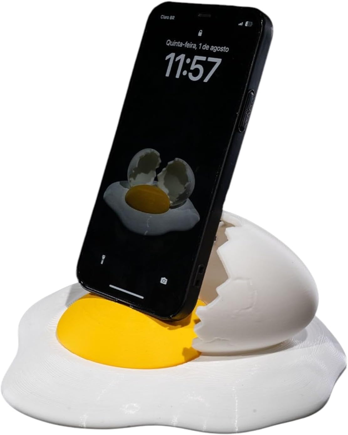Generic 3D Sunny Side Up Phone Holder Egg-Themed Desk Stand Printed in Canada