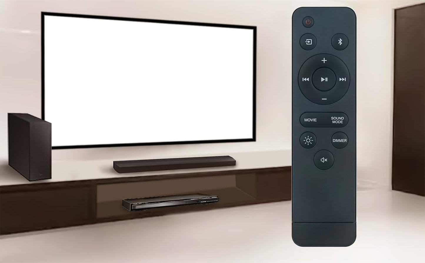 AIDITIYMI 100075108 20 Inch Replace Remote Control Compatible with Onn Soundbar Sound Bar Speaker System