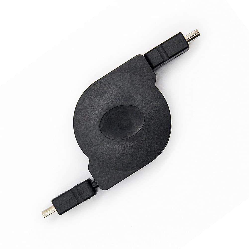 JCNio 2.0 1.5m/5ft 4K Retractable HDMI Cable Length Resolution, Black