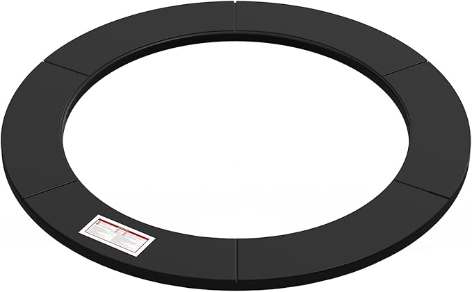 LANGXUN Universal Trampoline Repalcement Safety Pad, 8ft 10ft 12ft 14ft 15ft 16ft Waterproof Surround Spring Foam Cover for Round Frame