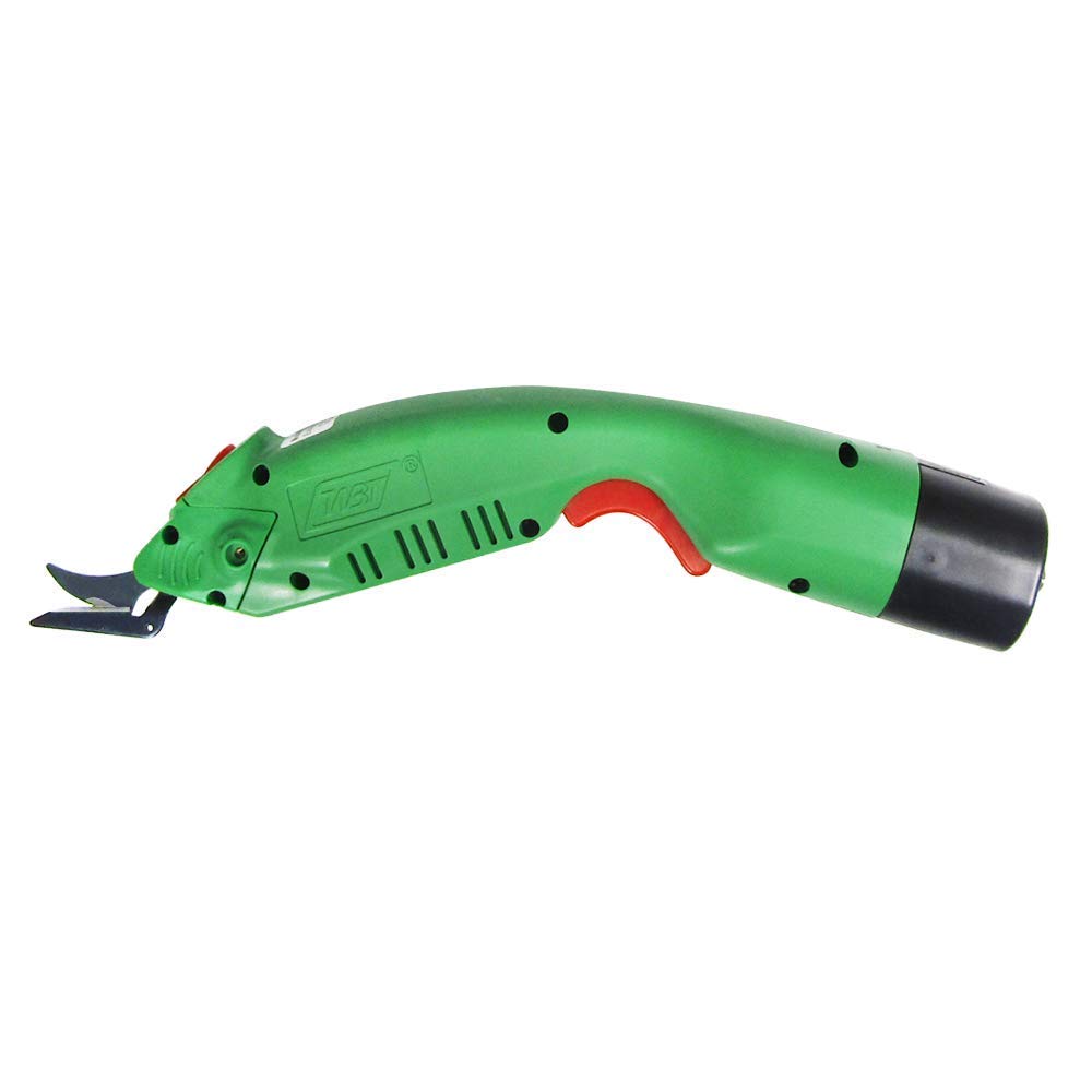 MXBAOHENG WBT-2 Cordless Electric Scissors for Cutting Fabric/Carpet/Sponge/Paperboard Fiberglass Scissor w/ 2 Blades 5000mAh Large Battery Low Noise