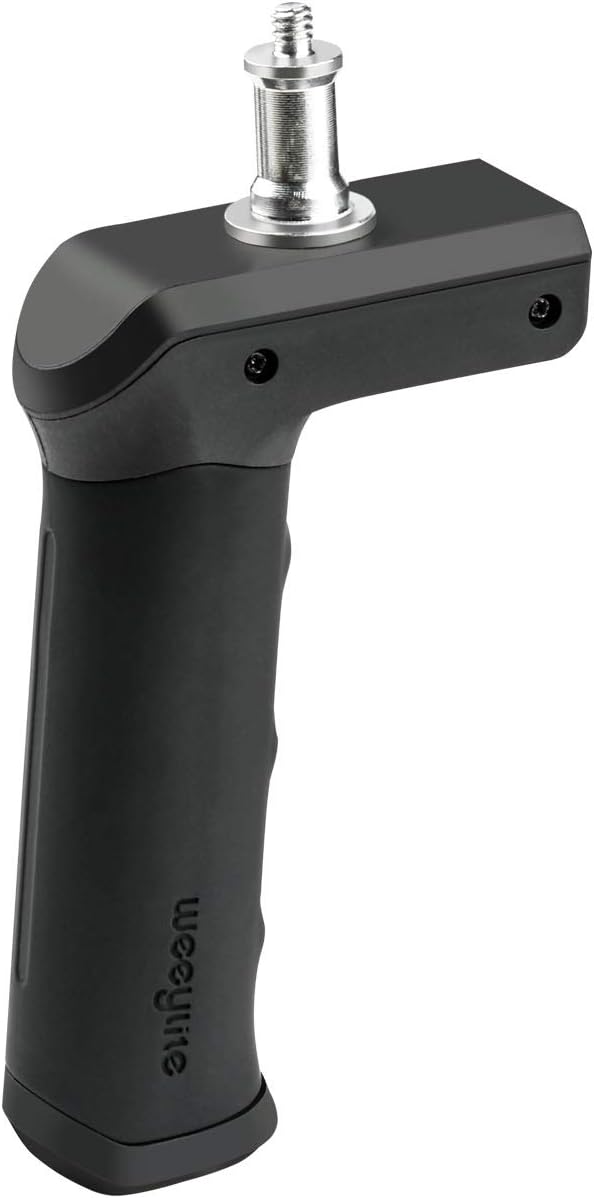 weeylite 1/4 inches 200/300 LED Video Light Handle Grip Support Mount with Male Screw for Ninja Light, Universal