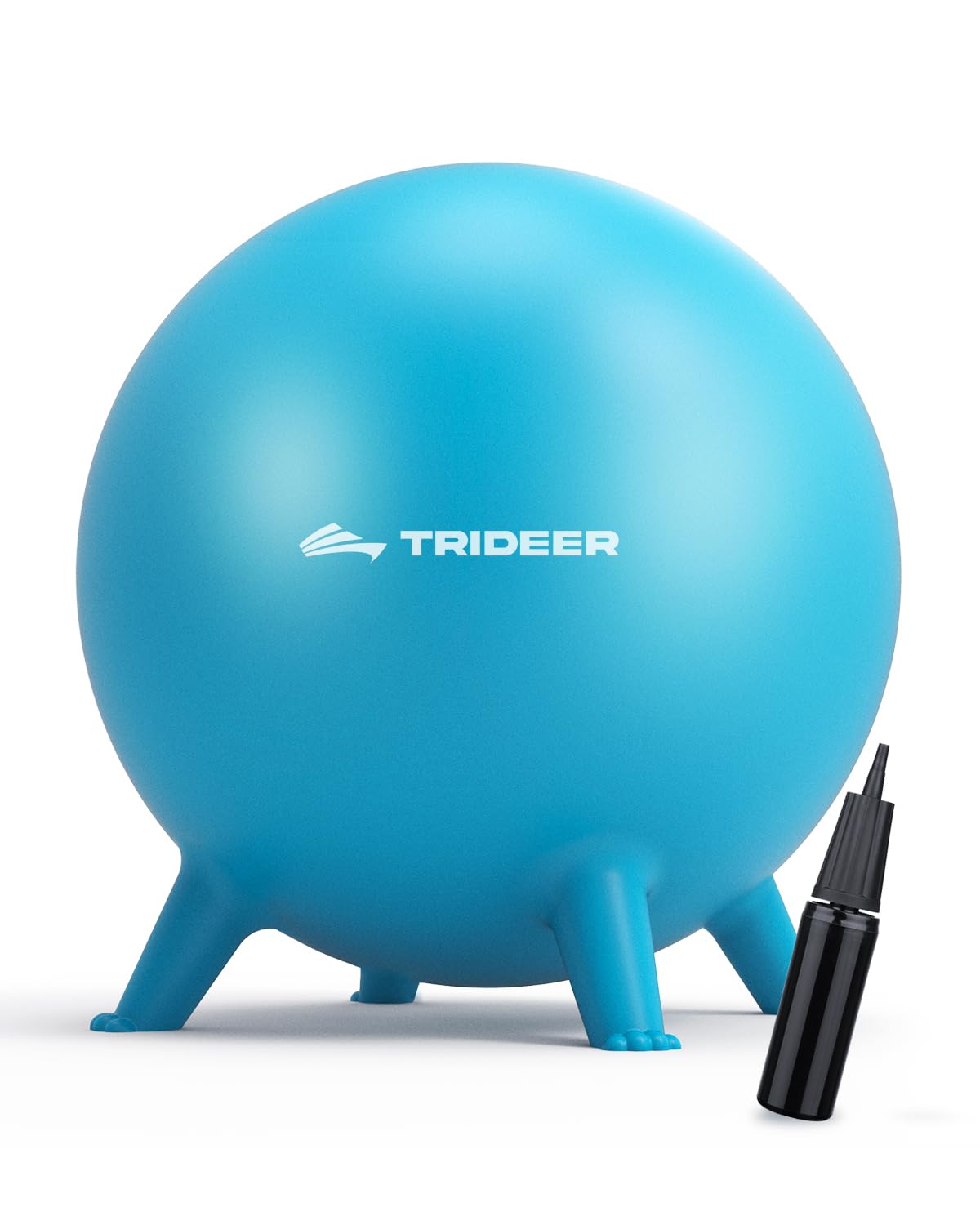 Trideer Flexible Seating for Classroom Elementary, Yoga Ball Chairs for Kids, Wobble Chair of School Supplies for Sensory Kids, Student Desk Chairs for Homeschool (Blue, 55cm)