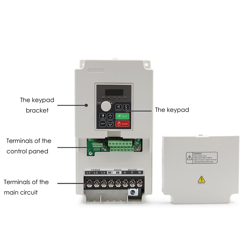 G-Penny 4.0KW H100 Model 220V Inverter VFD Variable Frequency Drive 0-1000Hz 3PH Output