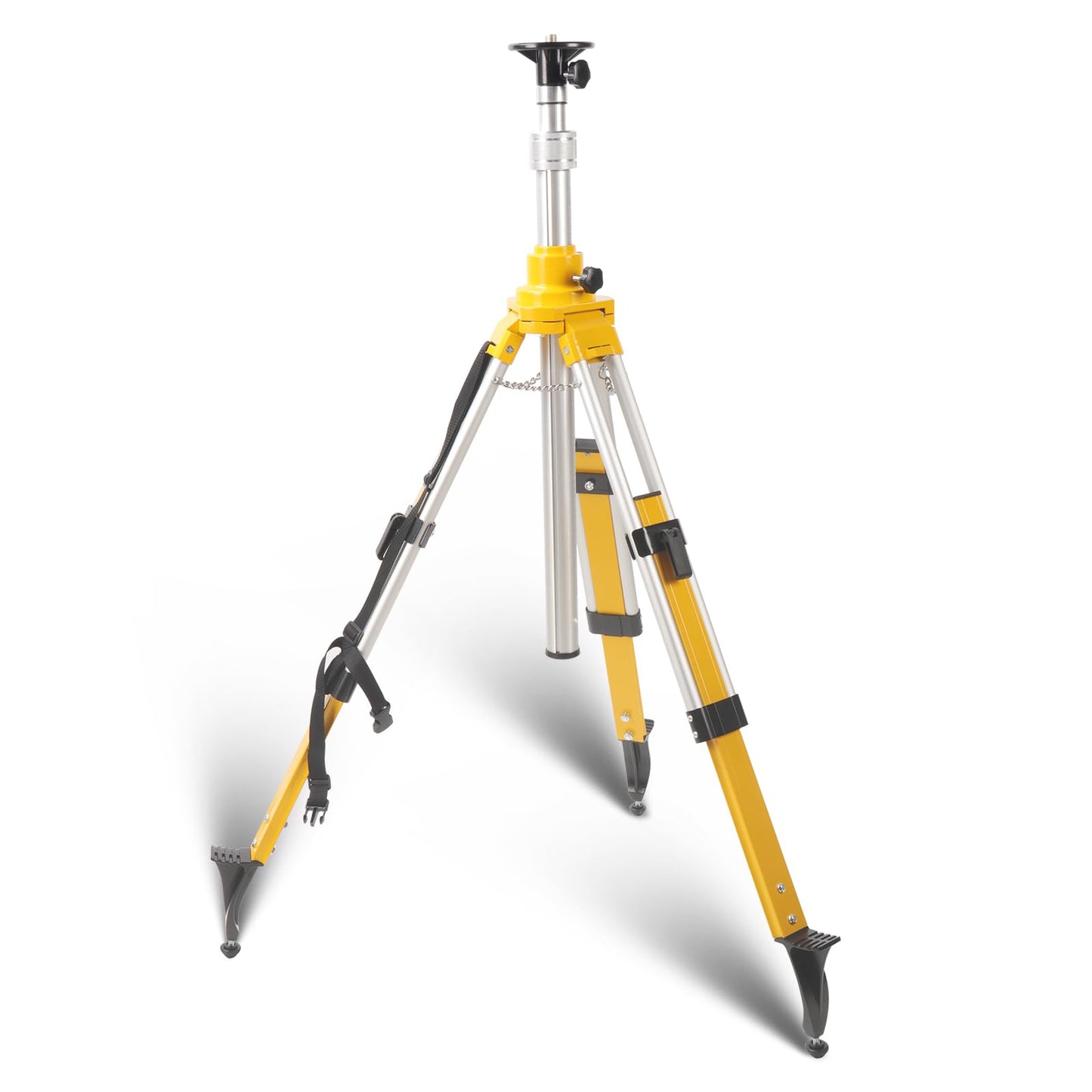 MOETER Heavy Duty Elevator Tripod for Laser Level, Adjustable Legs Surveying Tripod, 27" to 94" Height Adjustable for Cross & Rotary Lasers, Auto Levels, Theodolites, and Total Stations
