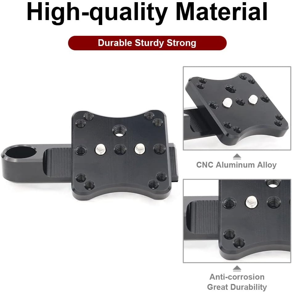 xitomer Universal AMPS GPS Mount, Compatible with Garmin/Tomtom, Fit for Motorcycle Handlebar, Shockproof & Stable