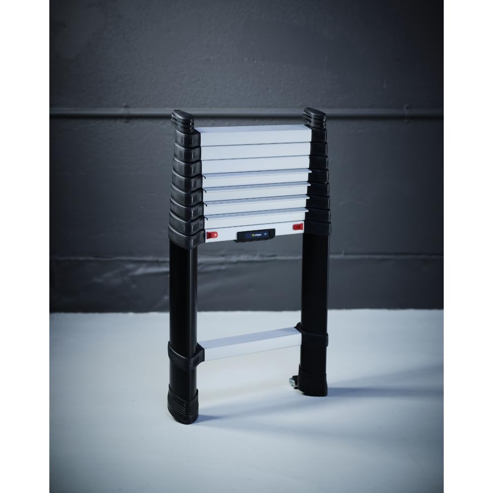 W.Steps Prime 9.5 FT | Telescopic Extension Ladder, ANSI Type 1A Certified