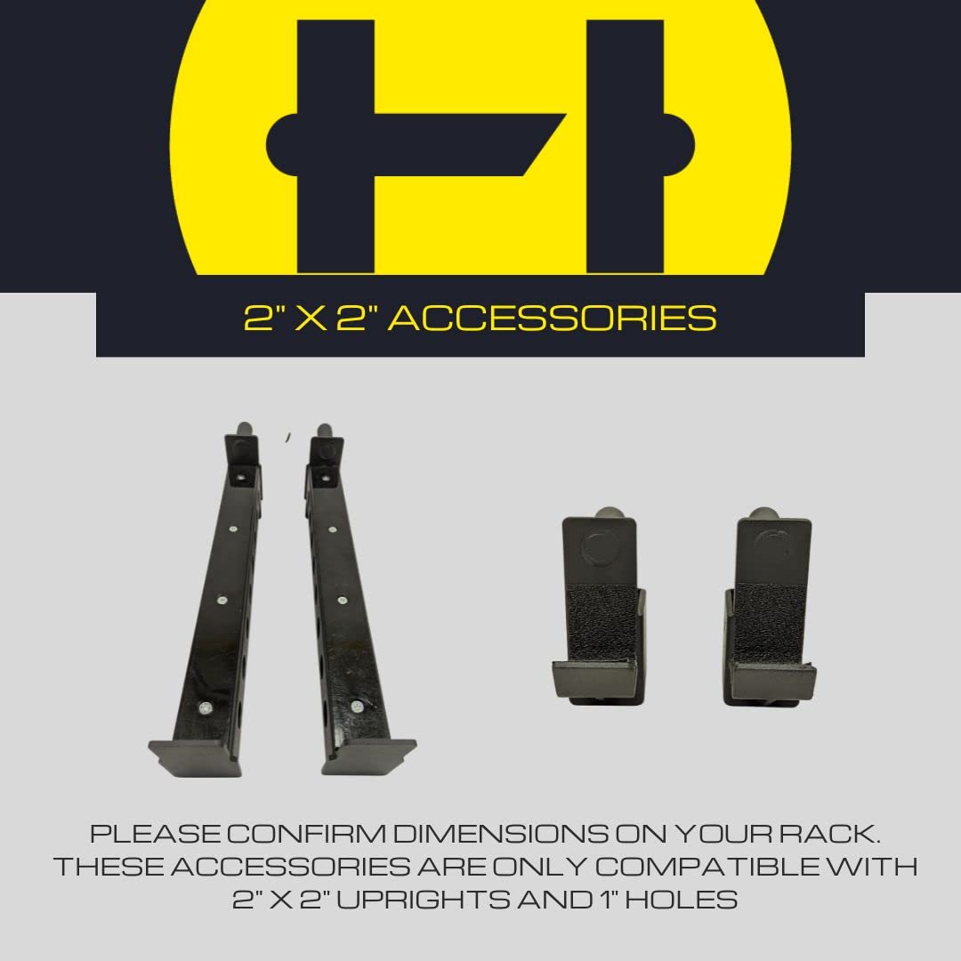 2" x 2" Power Cage Squat Rack Attachments & Accessories