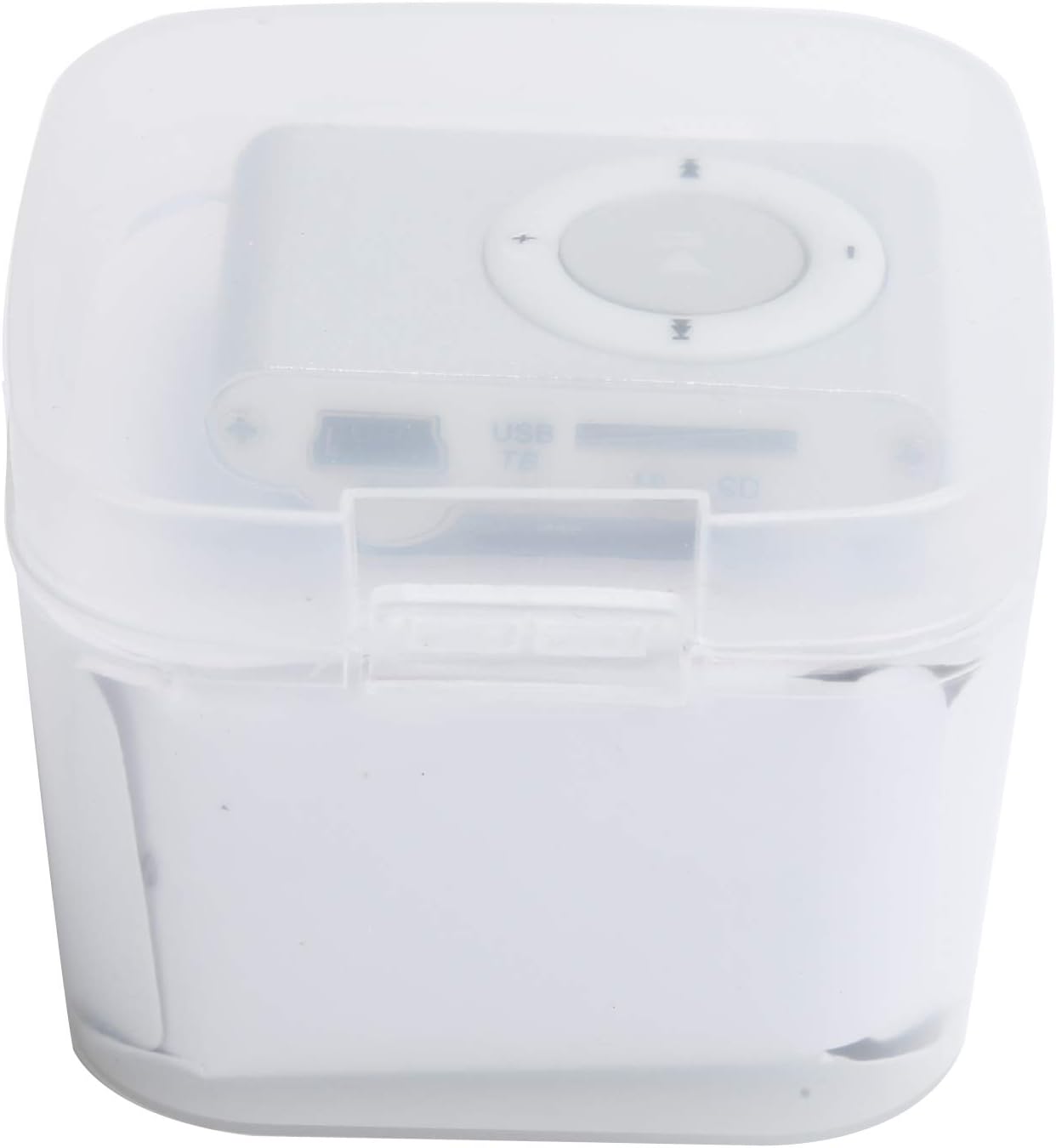 ASHATA 753 MP3 MiniMP3 Mini Player, Portable Music Player with Clip, Digital Music Media Player BackClip Player