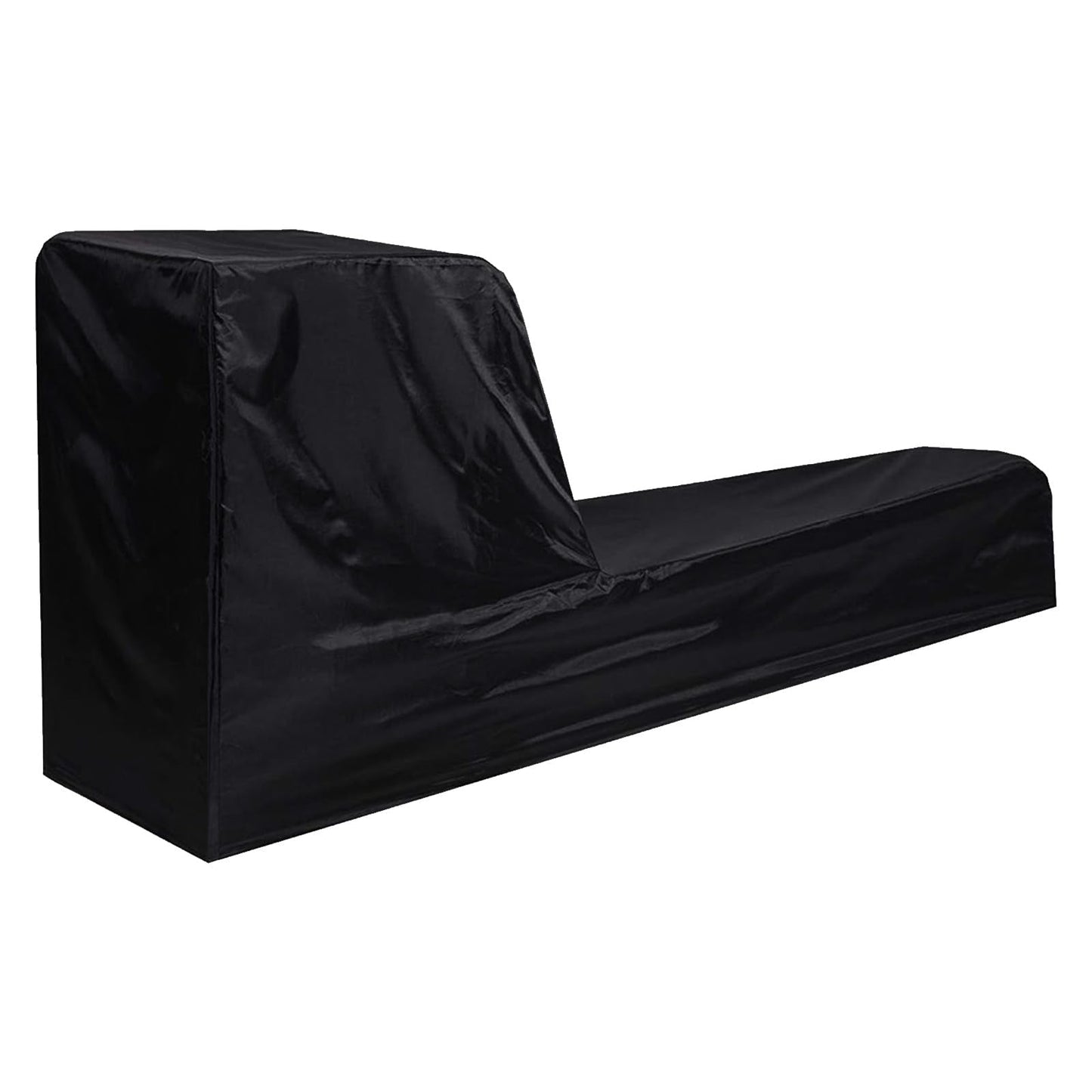 Fitness Rowing Machine Dust Cover 210D Oxford Fabric 95" x 24" x 40" Black Rowing Waterproof Machine Cover Fitness Equipment Protector