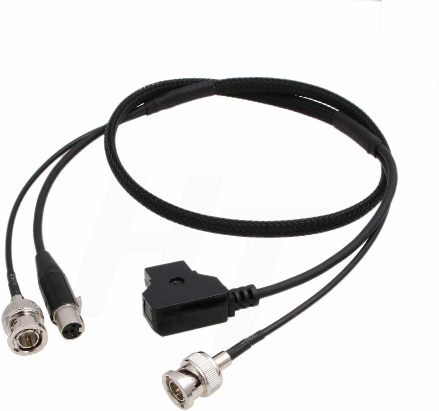HangTon 3G 4 055 056 058 F-10A F-7H 074 80cm SDI BNC Combine D-tap Power Cable Mini XLR Pin for Alphatron EVF