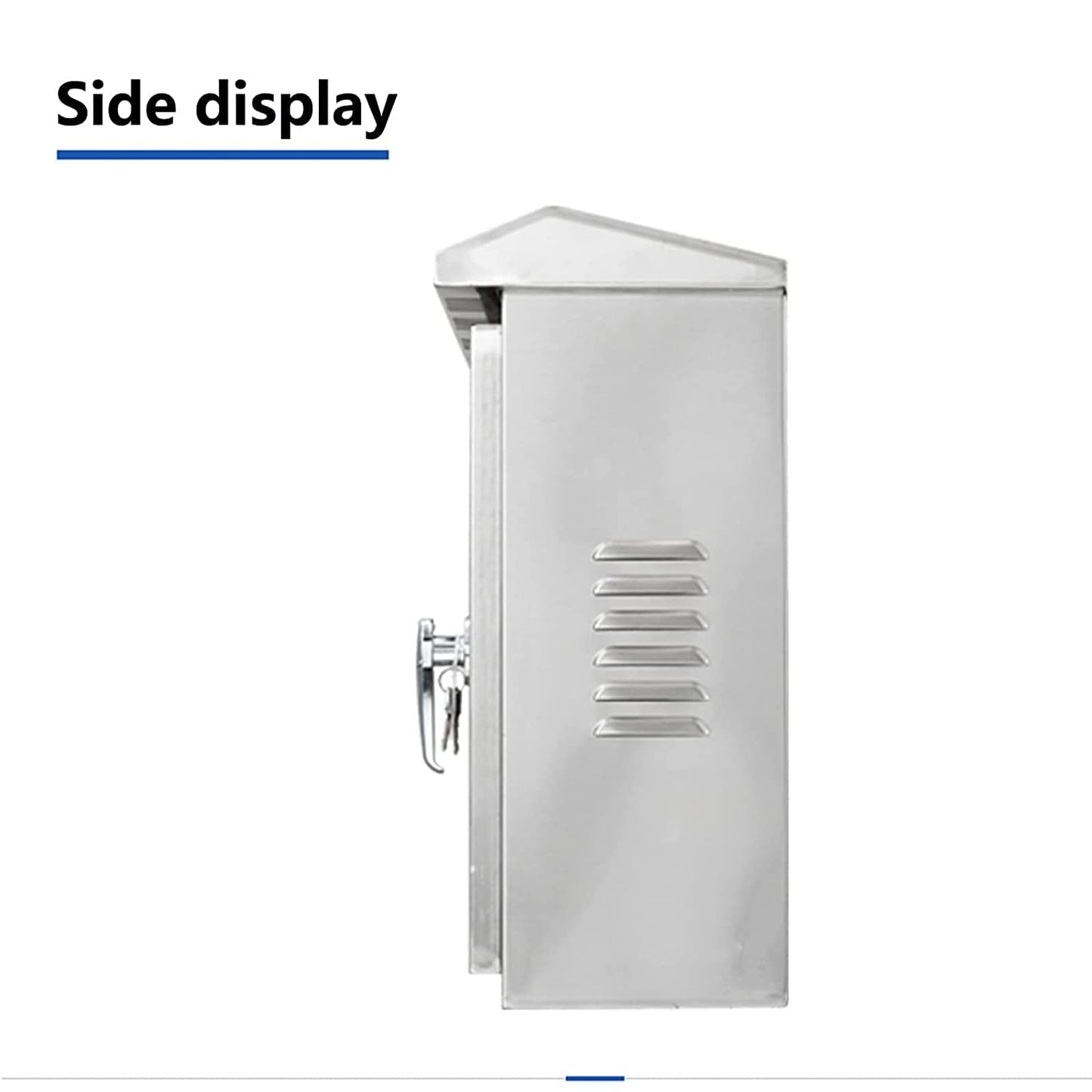 GERSIK 304 Outdoor Stainless Steel Electrical Box Enclosure, IP67 Waterproof Junction Box, Weatherproof Nema Enclosure Box, Wall-Mounted Project Boxes for Electronics with Insulation Mounting Plate