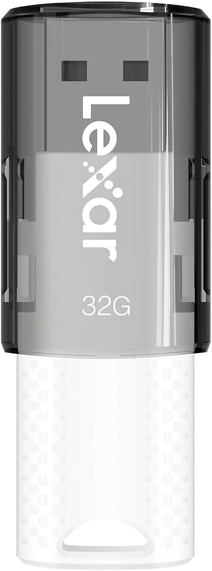 Lexar S60 2.0 32GB, Pack 3 LJDS60-32GB3NNU JumpDrive USB Flash Drives, Black, Of Flash Drives