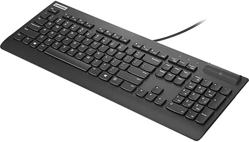 Lenovo Smartcard Wired Keyboard II - US English Layout, Compact Design