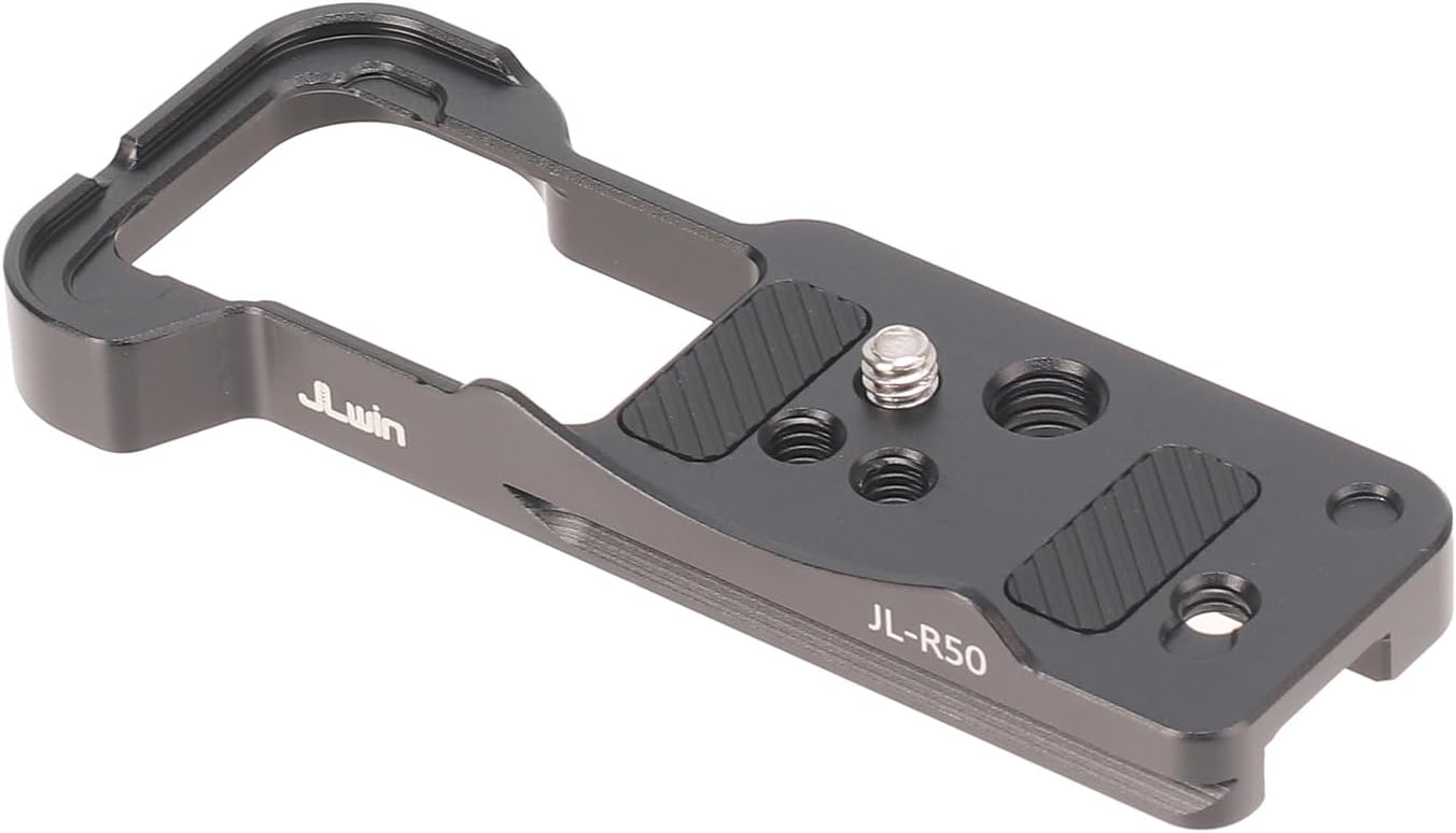 FocusFoto R50 R100 Quick Release Baseplate QR Plate Mount for Canon EOS & Mirrorless Camera, Compatible with Arca-Swiss
