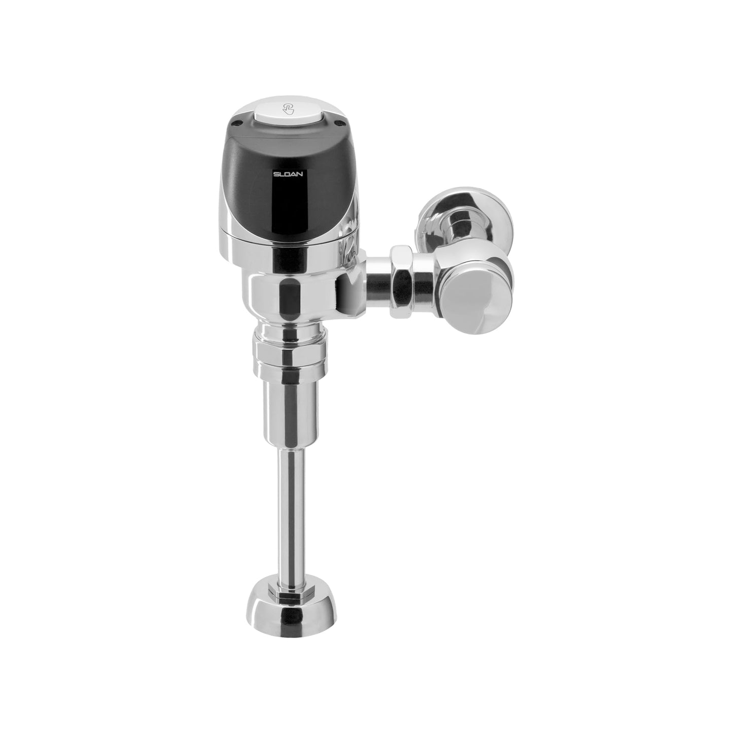 Sloan G2 Optima Plus 8180 Exposed Sensor Urinal Flushometer, 1.0 GPF Flush Valve - Single Flush, Fixture Connection Top Spud, Battery Powered Infrared Sensor, Polished Chrome Finish, 3250406