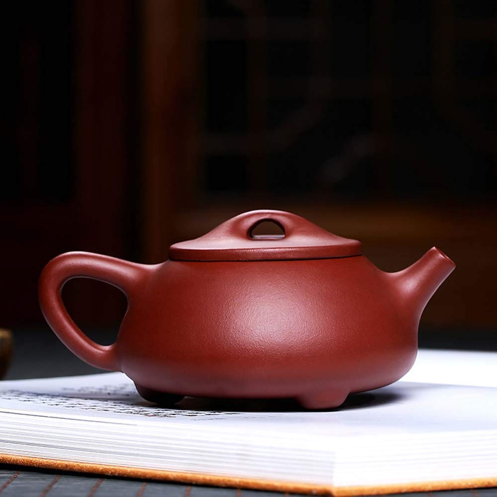 Yixing Clay Teapot 9oz Chinese Zisha Clay Shipiao Lotus Pot Purple Mud Kungfu Tea Set Kettle