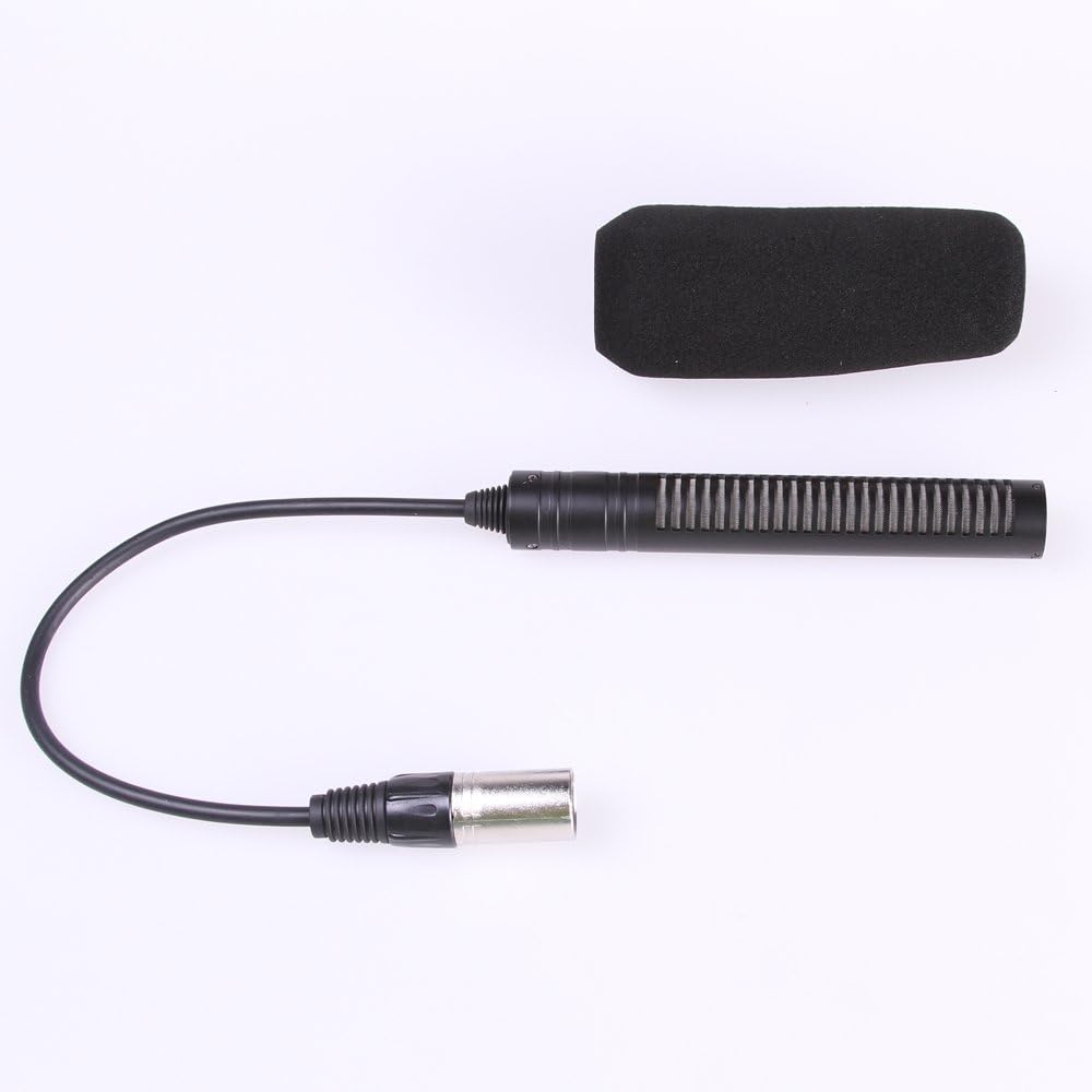 FocusFoto Professional Handheld Shotgun DV Interview Mic Microphone for Video DSLR Camera Camcorder with XLR Cable