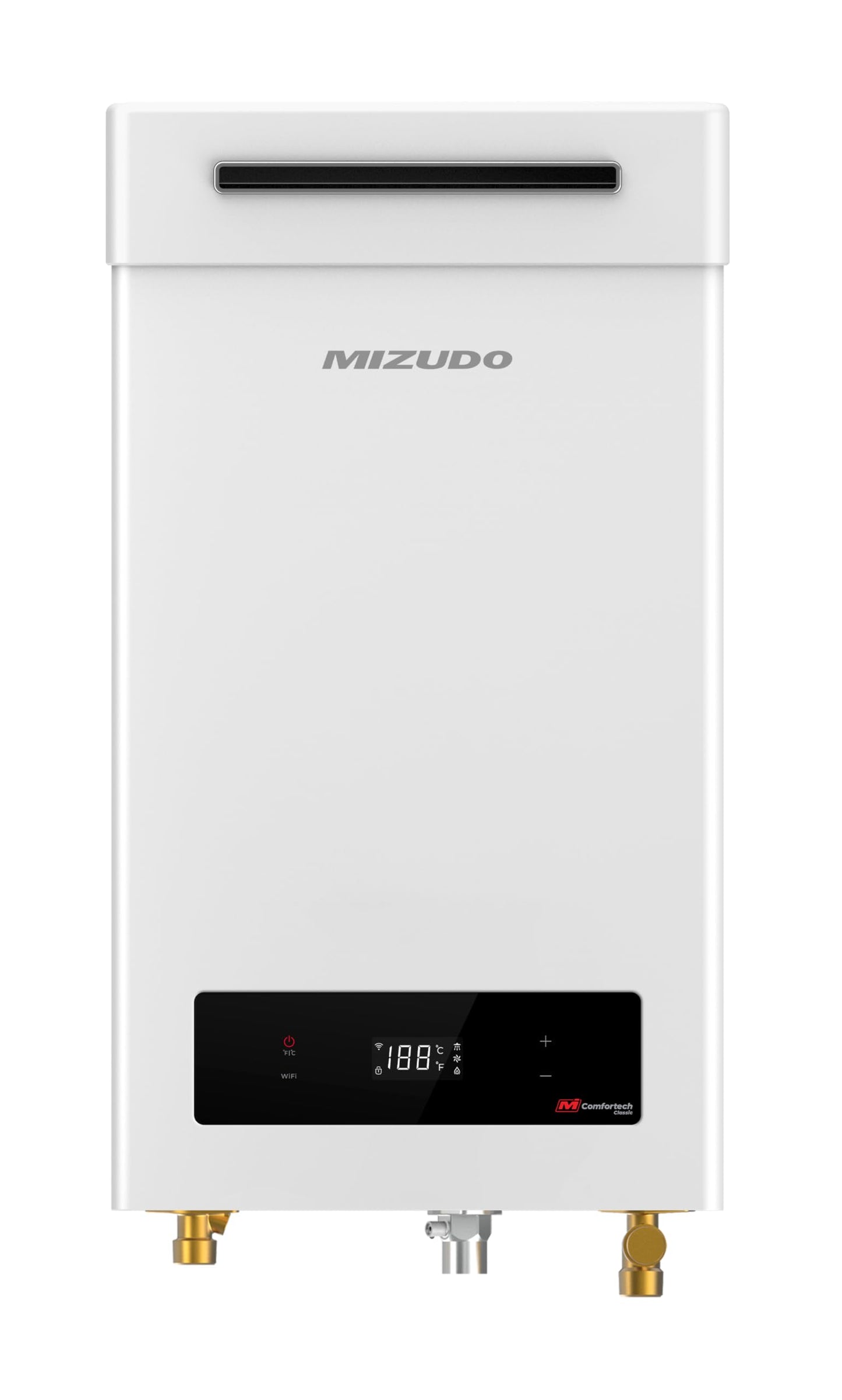 MIZUDO Outdoor Exhaust Vent Cap Conversion Kit Only for Mizudo Gen3 120K Model Tankless Water Heater, Weatherproof Protection, CSA Certified, VP030AOS-G Model