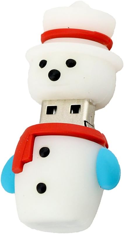 Mixse 8GB USB Flash Drive Memory U Disk Stick Storage Device Novelty Cute Snowman A