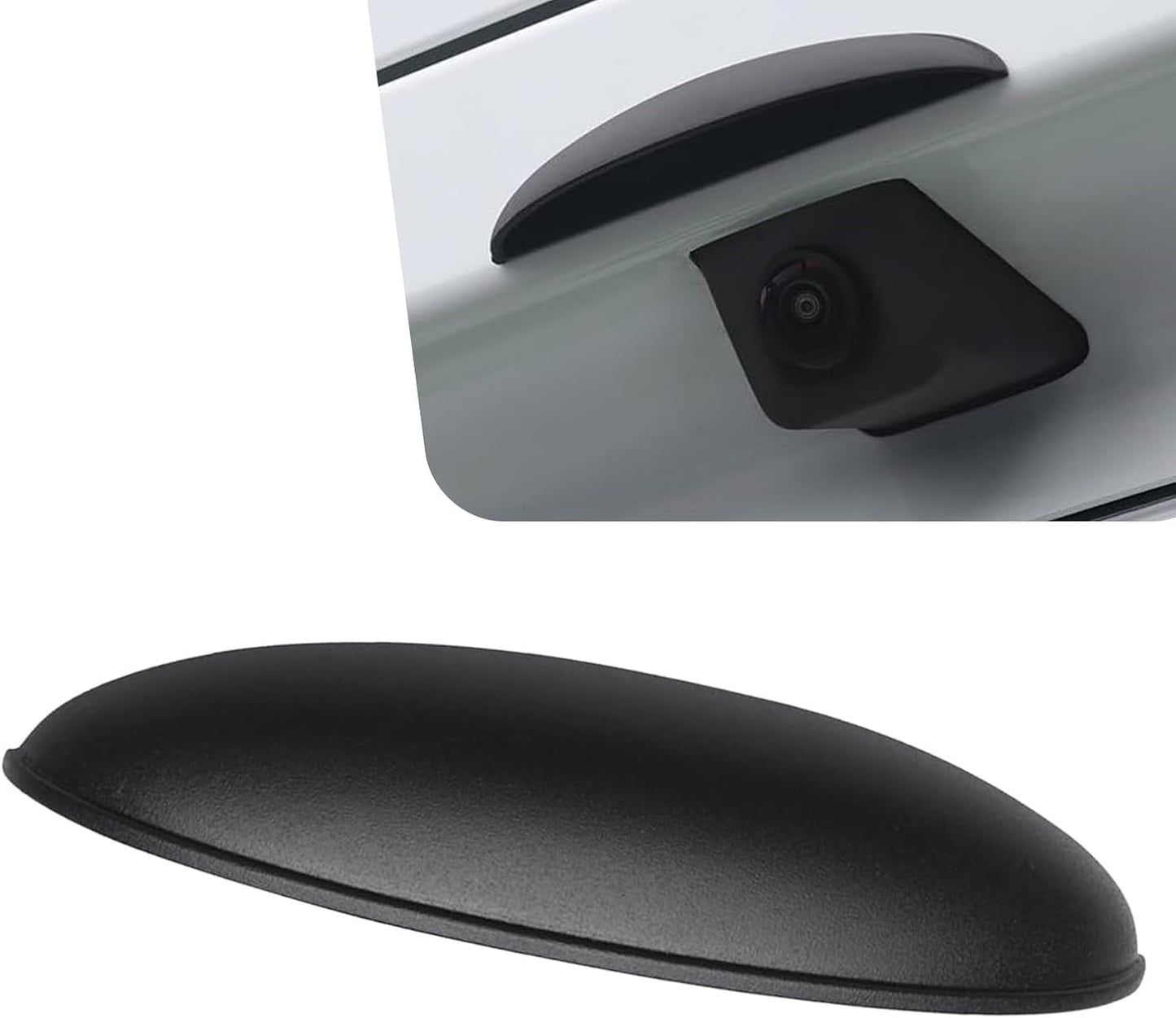 Bawkars Car Rear View Camera Cover, Backup Camera Protector, ABS Reversing Camera Shield, Non-Destructive Installation