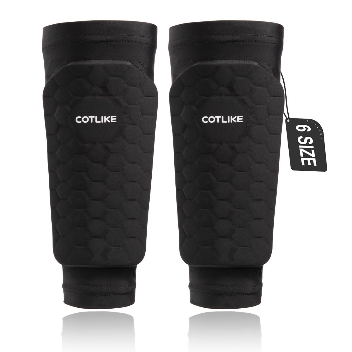 Soccer Shin Guards for Kids Youth Adults, Shin Guard Soccer Sleeves for 2-18 Years Old Boys Girls Men, Calf Compression Sleeve with Honeycomb Pads, Espinilleras de Futbol para Hombres