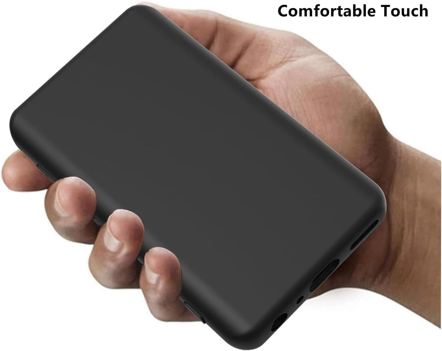 Fotosuncy Mp3 G1 G3 4.0 inch, Player Case for innioasis Slim Fit Soft TPU Matte Cover with Cleaning Cloth Black