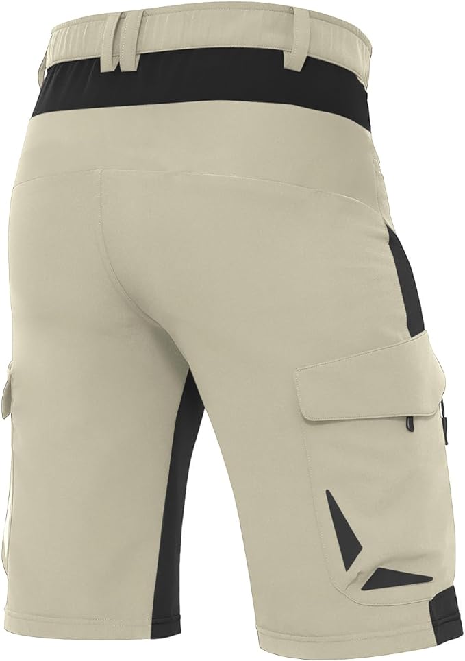 XKTTAC Men's Outdoor Quick Dry Lightweight Stretchy Shorts for Hiking, Tactical, Camping, Travel with 6 Pockets