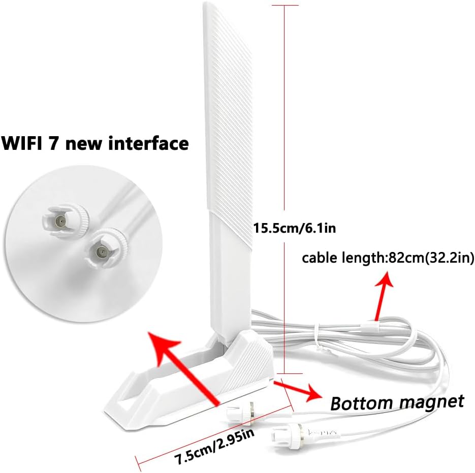 Zahara 2.4/5.8/6GHz 7 B850-G Z790-A Z890-A X870-A/ROG Z890 Tri Band New Interface (NOT RP-SMA) WiFi Gaming Motherboard