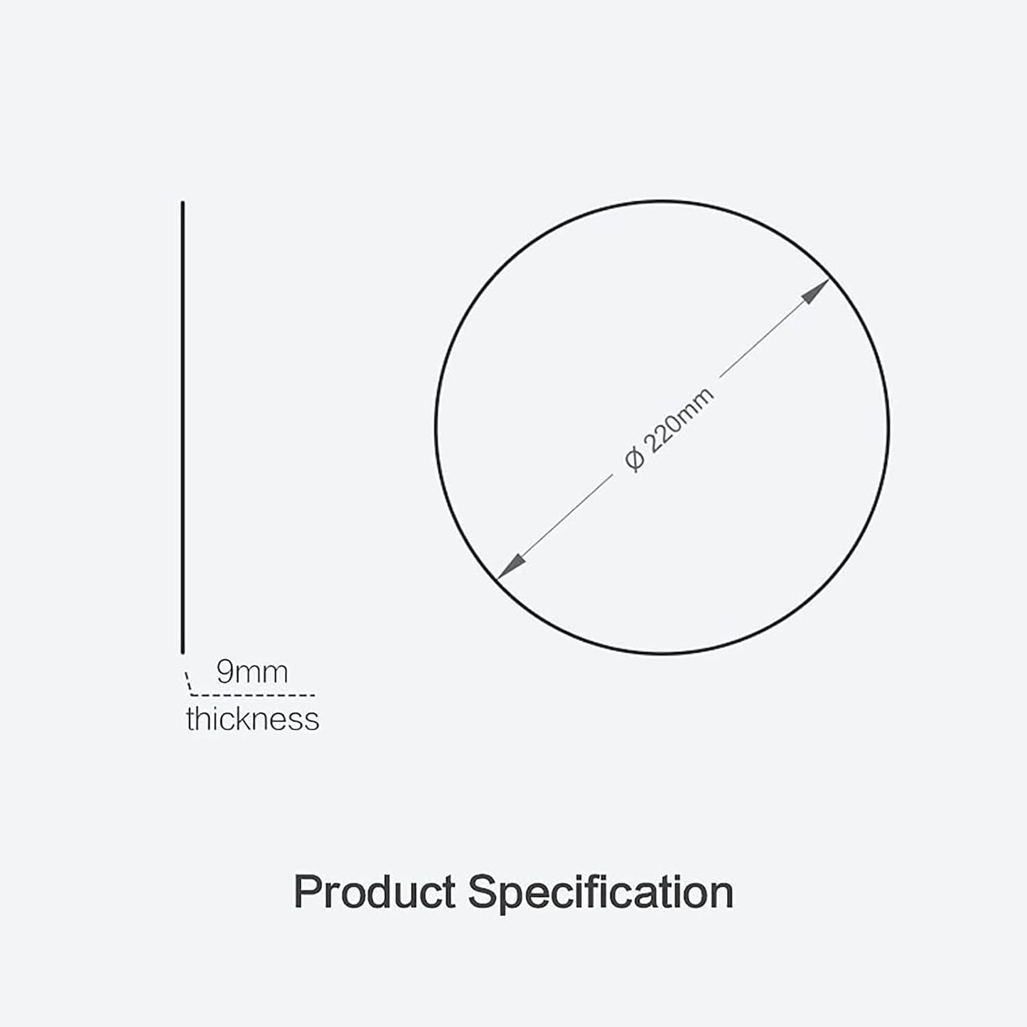 Yoqanr 360 Rotation Monitor Stand, Grey Aluminum Alloy, Wide Compatibility for iMac, Laptop, Potted Plants, Arts