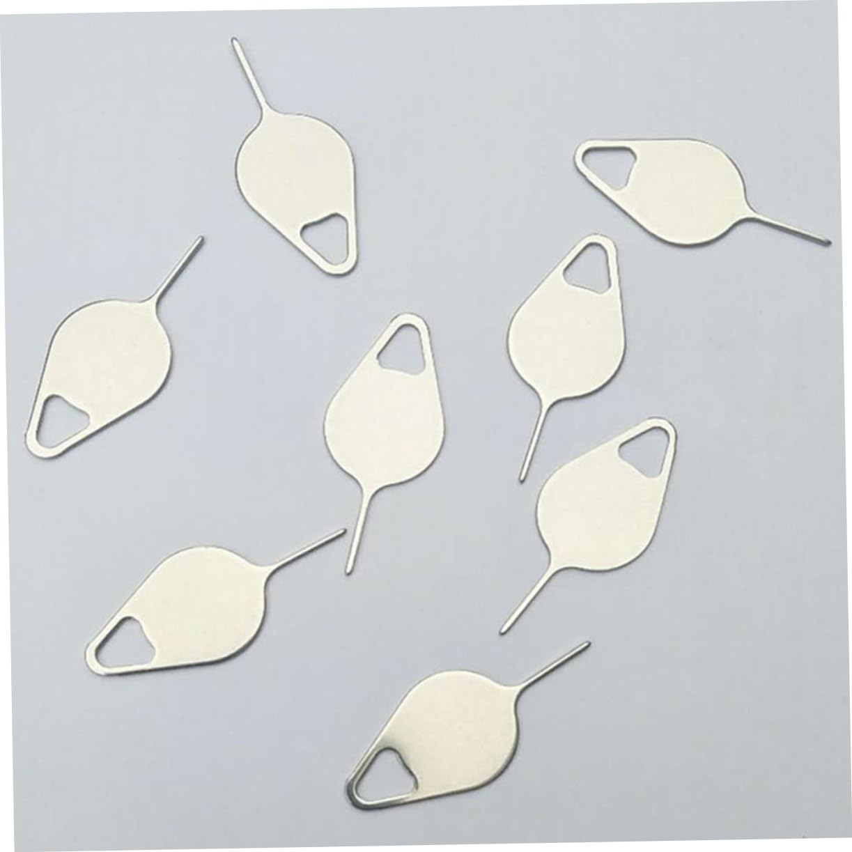 200pcs OSALADI Sim Card Ejector Tool Metal Sim Tray Remover for Smartphones Phone Pin Tool