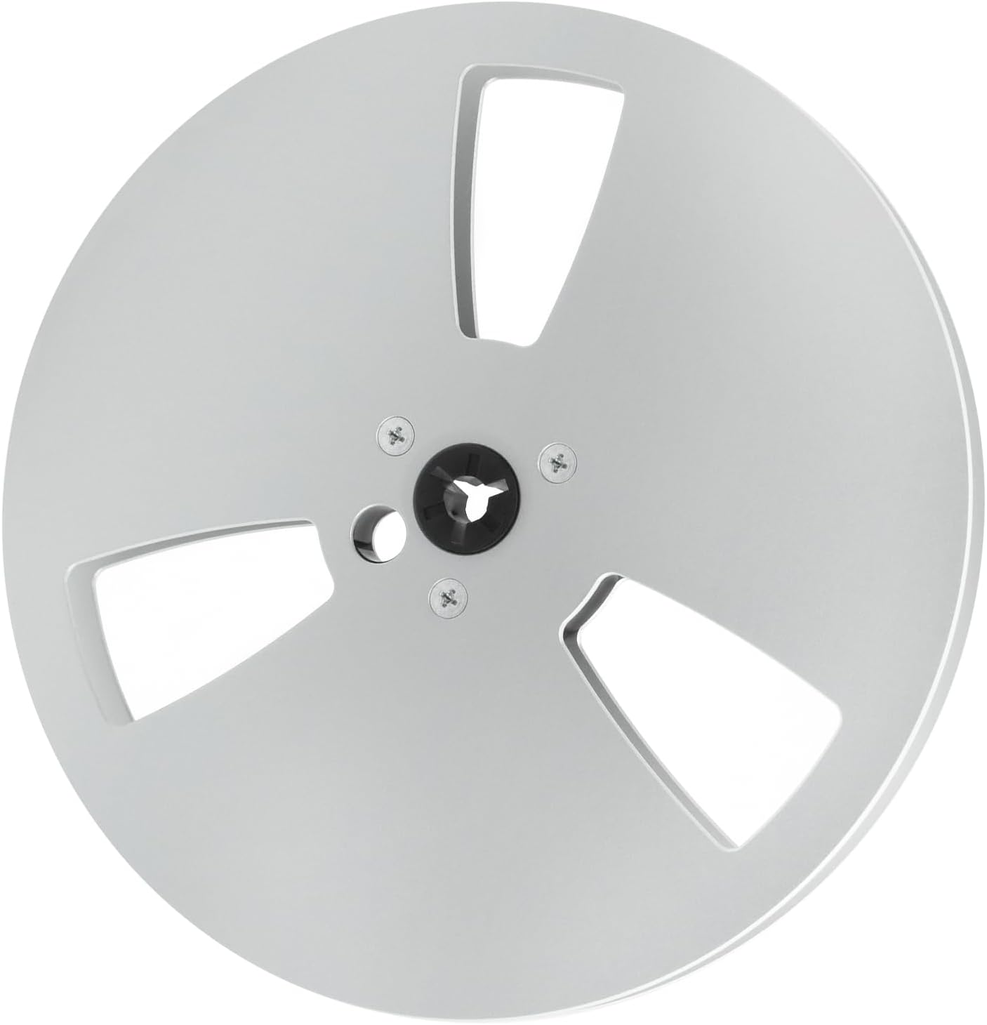 EAJONC 7 Inch 1/4" 3-Hole Empty Tape Reel, Aircraft Grade Aluminum Alloy Takeup Reel, CNC Machined Professional Spool