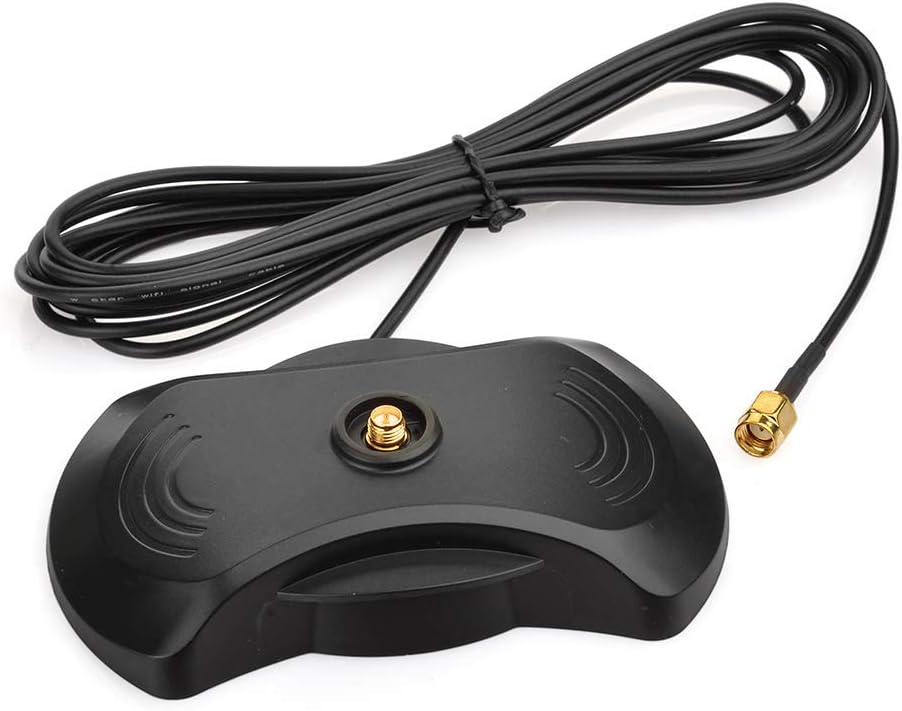 Superbat 10ft 2 Wi-Fi Antenna Stand Base with RP-SMA Connector and Extension Cable, x Powerful Magnets