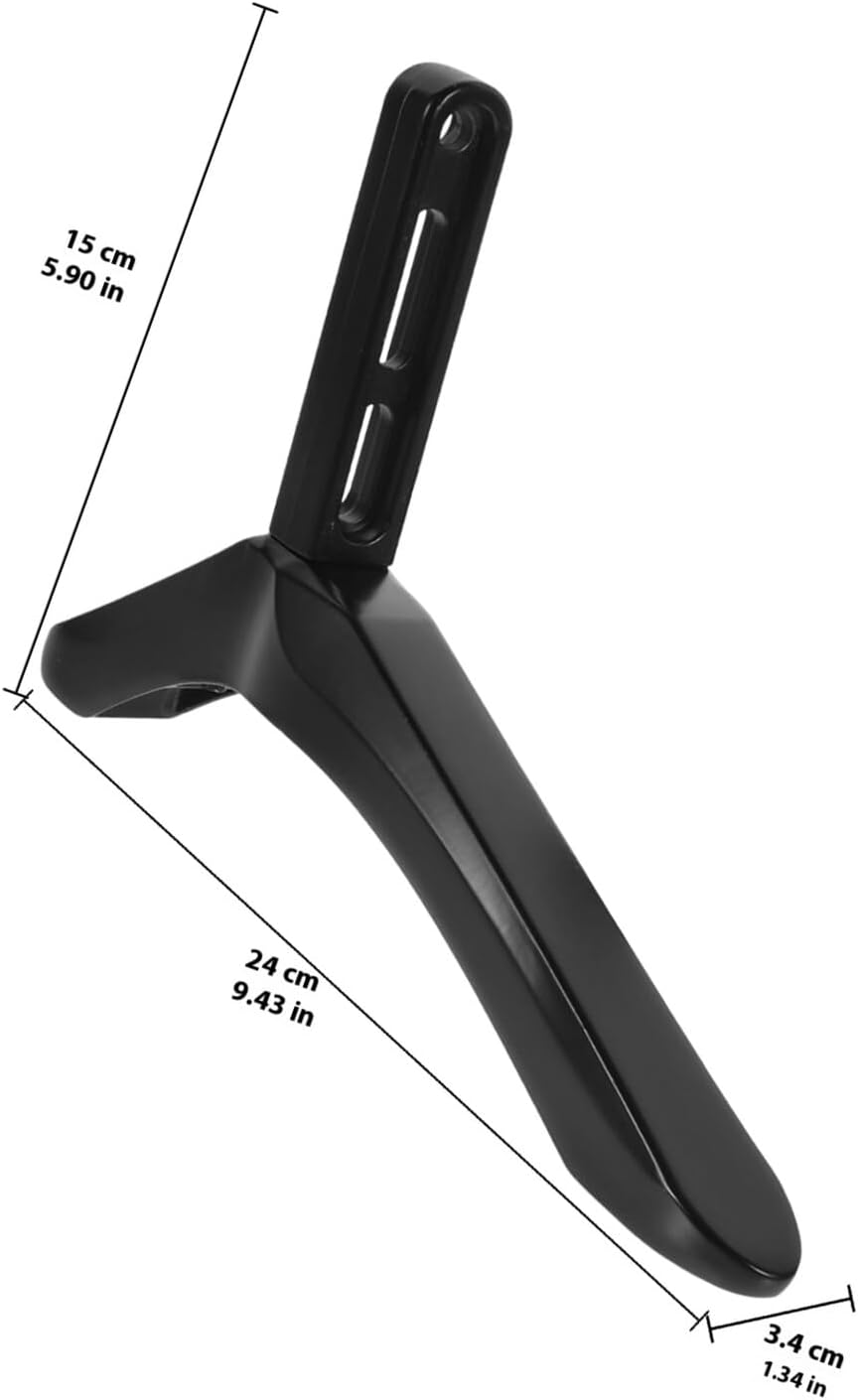 UKCOCO Tv Table Support and Replacement Base Stand with Screws Black Tv Holder Bracket for Flat Screen Televisions